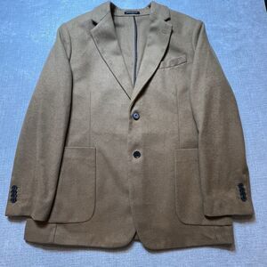 Banana Republic Blazer 46R Camel Brown Wool Blend Unstructured Sport Coat